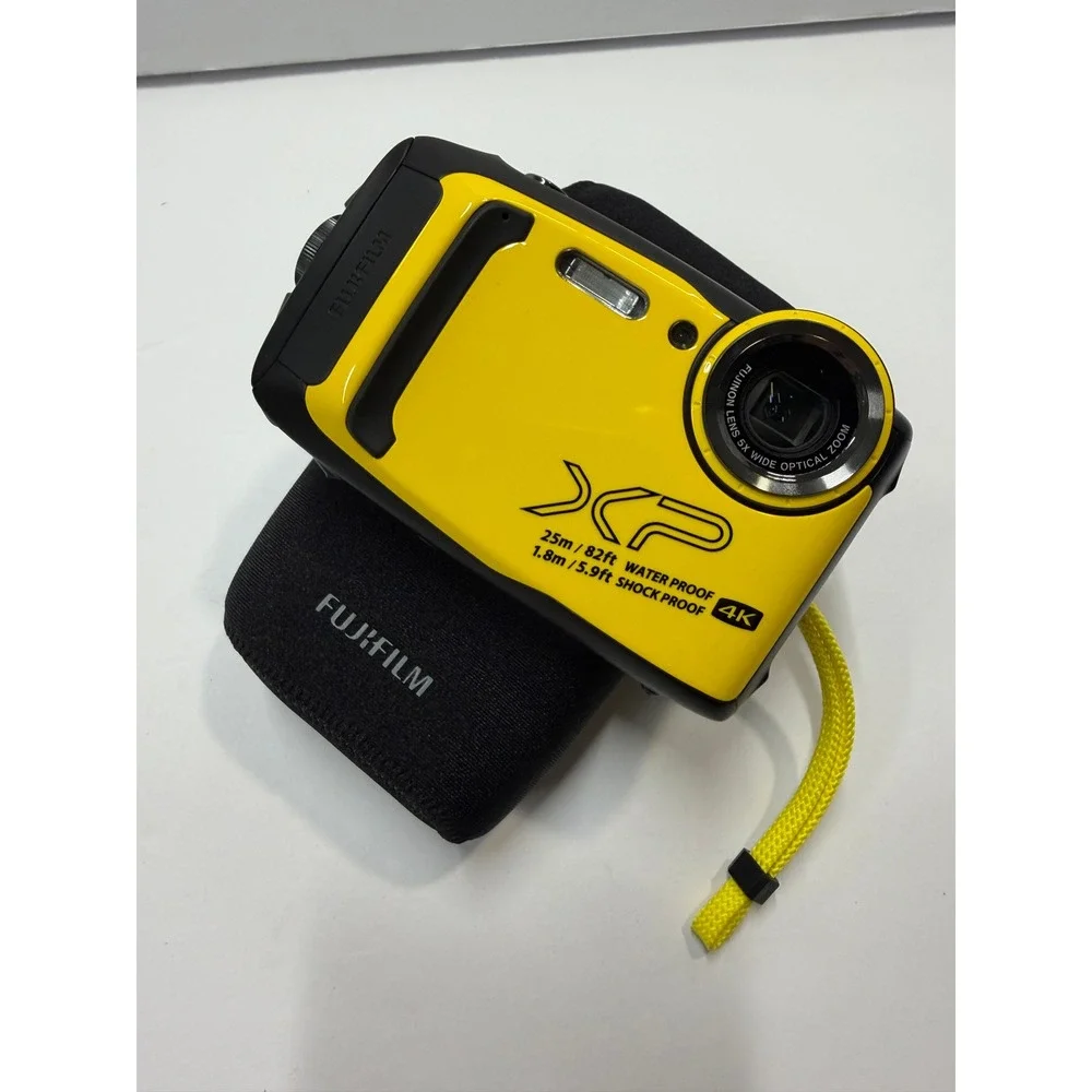 Fujifilm FinePix XP140 Waterproof Digital Camera 4K Yellow Shockproof